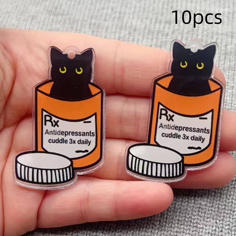 Jewelry Making Necklaces - 10 шт. акриловых подвесок в форме