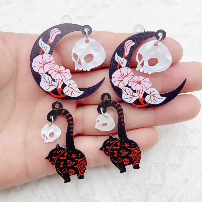 Jewelry Making Factory - 10 шт. акриловых подвесок на Хэллоуин: