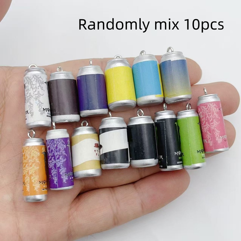 Jewelry Making Factory - 10 шт. миниатюрных имитационных брелоков-баночек для