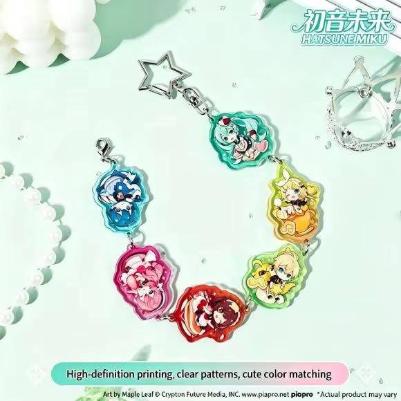 Jewelry Making Accessories - Браслет с изображением Хацунэ Мику, акриловый