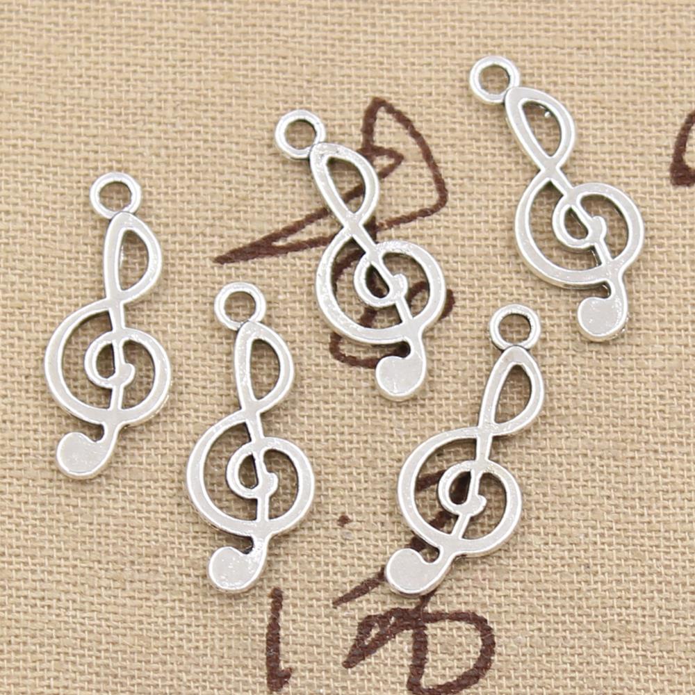 Jewelry Making Notes - 30 шт., подвески в виде музыкальной