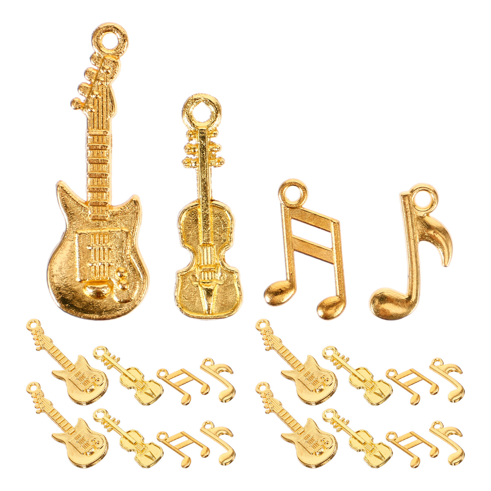 Jewelry Making Notes - Набор металлических подвесок в виде музыкальных