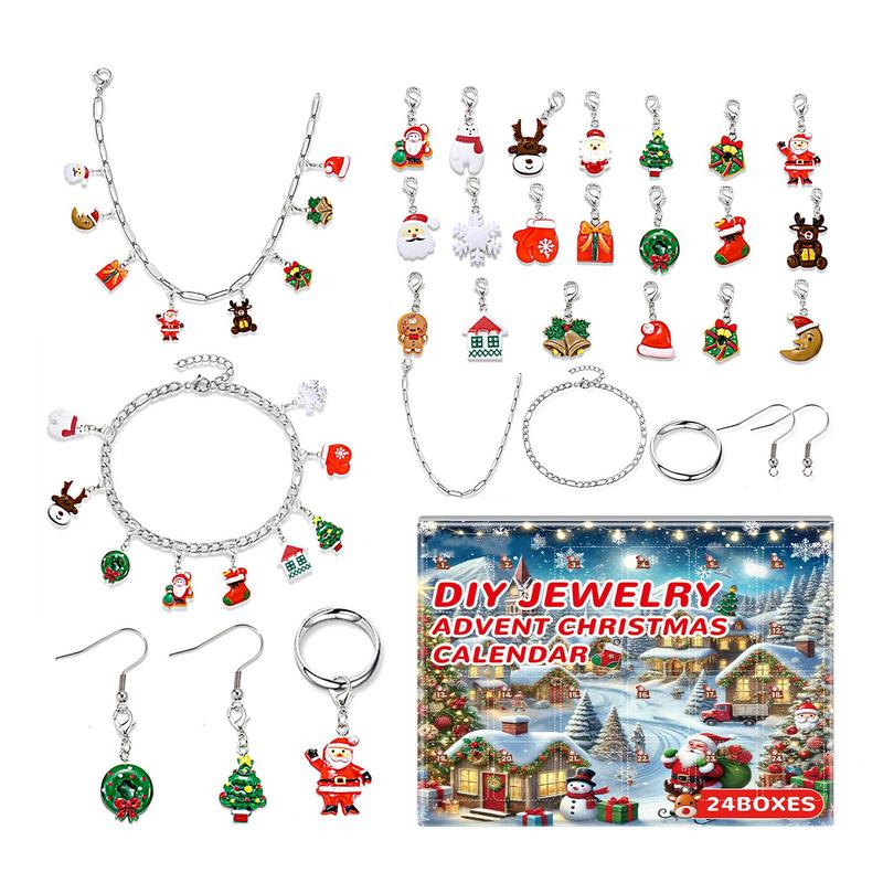 Jewelry Making Advent Calendar - Рождественские украшения Адвент-календарь DIY Набор для