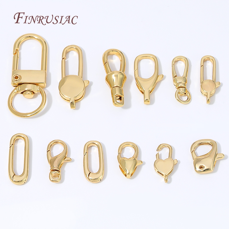 Jewelry Making Name - Застежки-карабины​,Застежка-карабин в форме мини-сердца с покрытием
