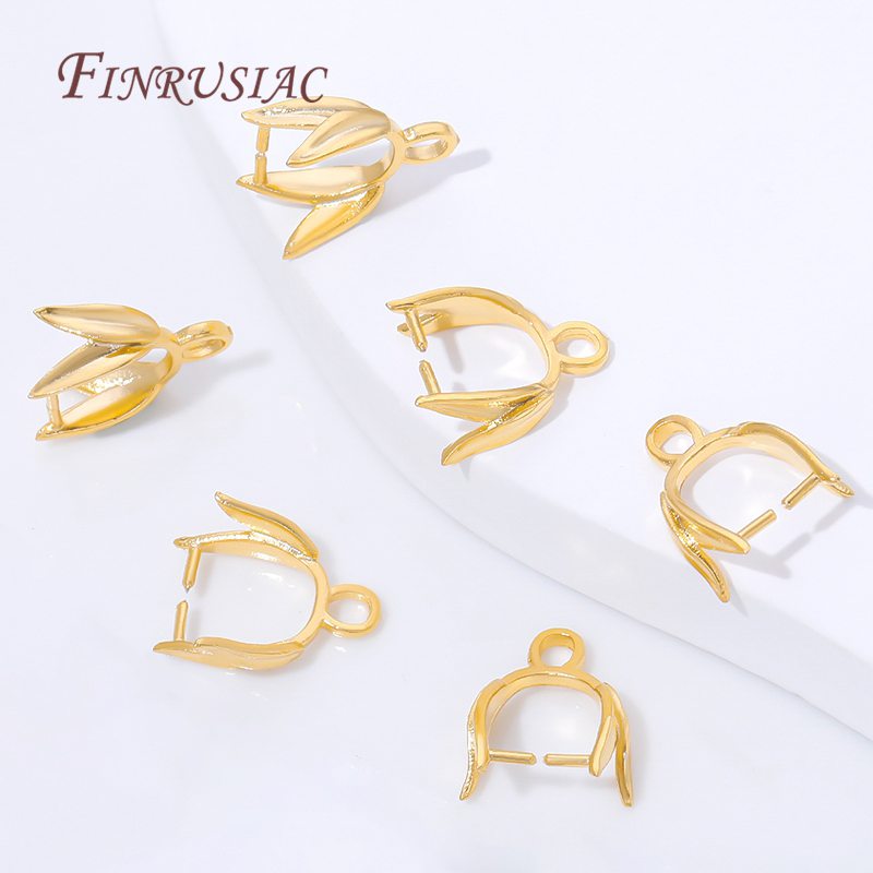 Jewelry Making Loops - Зажимной бейл,Заготовки для подвесок из латуни