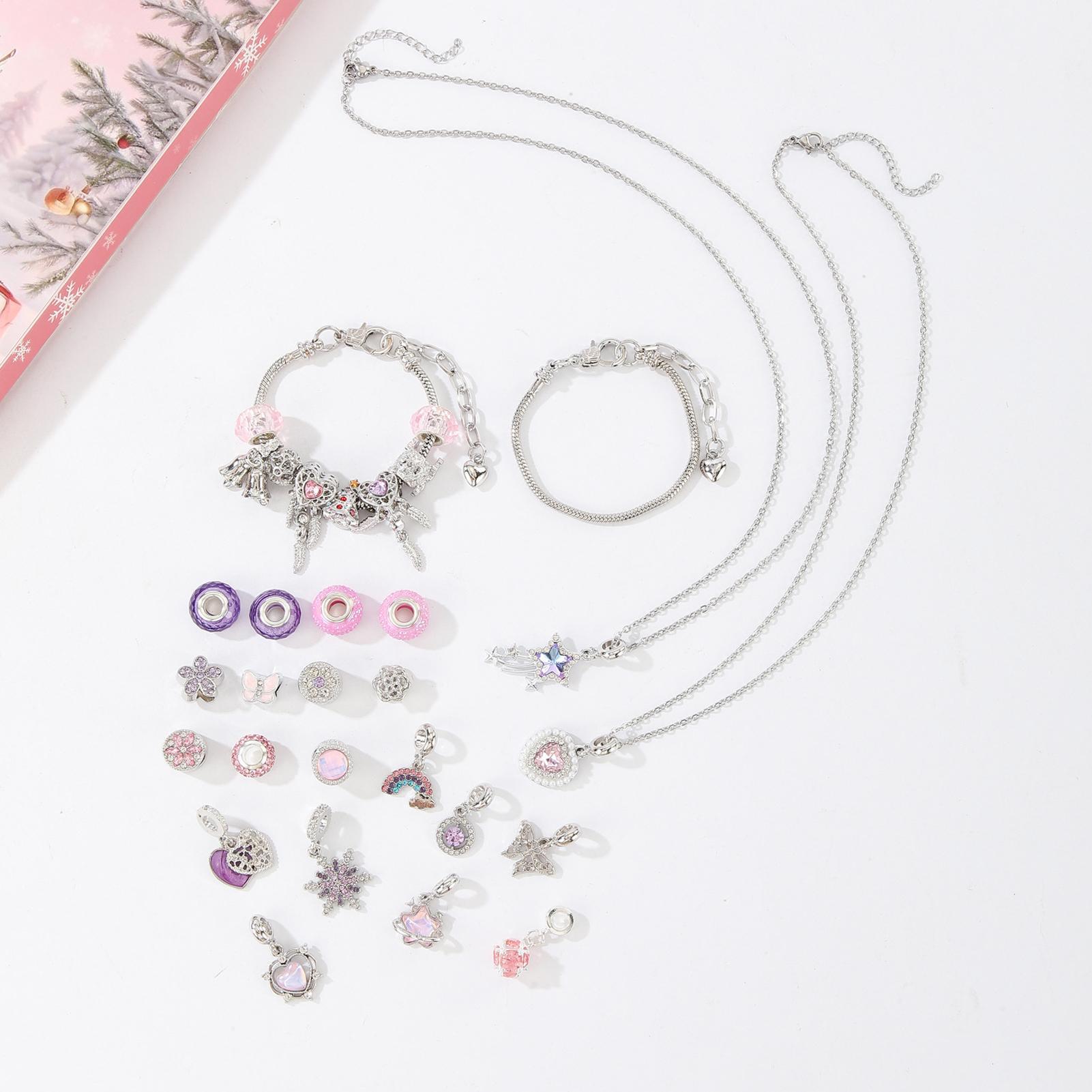 Jewelry Making Advent Calendar - Рождественский обратный отсчет Адвент-календарь Браслеты-подвески Набор