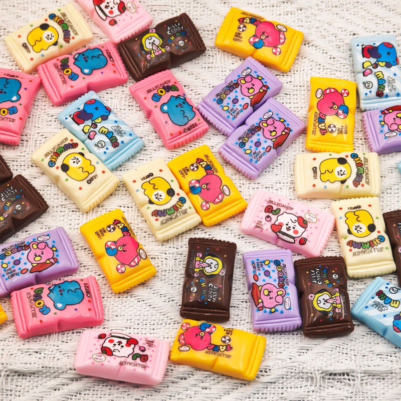 Jewelry Making Charms - Миниатюрные смоляные подвески BT21 в виде