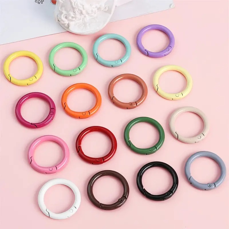 Jewelry Making Loops - 10 шт. металлических пружинных O-образных колец
