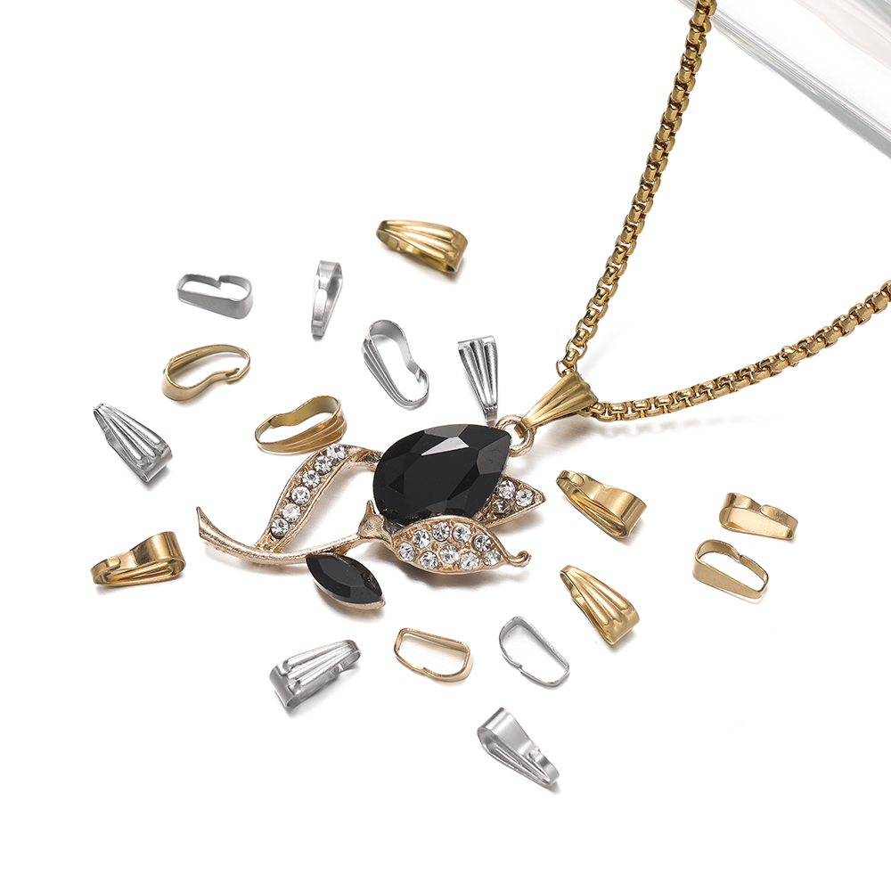 Jewelry Making Charms - 50 шт./упак., застежка-пряжка из нержавеющей стали,