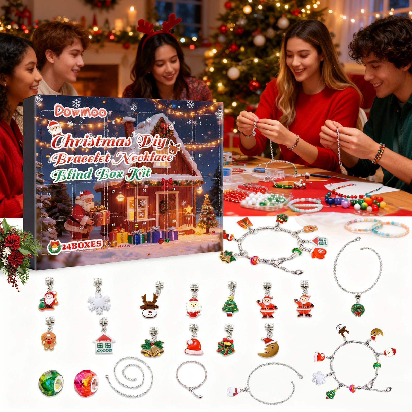 Jewelry Making Advent Calendar - Рождественский адвент-календарь, браслеты, 24-дневное рождественское ожерелье