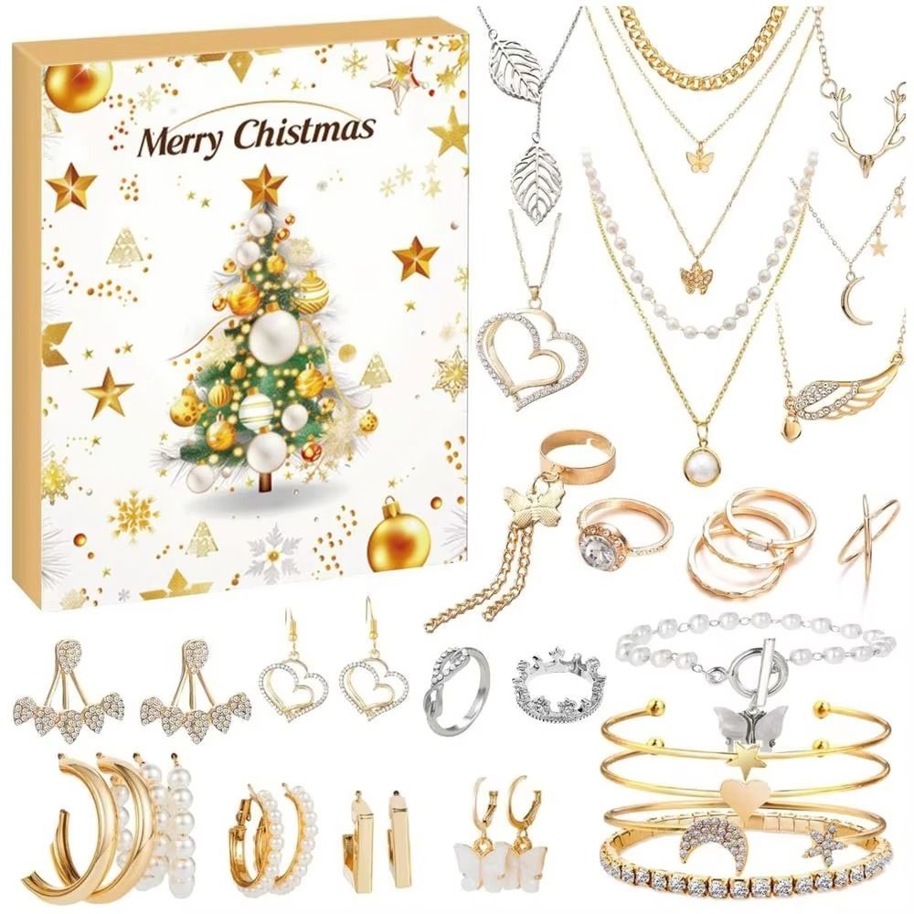 Jewelry Making Advent Calendar - Набор для изготовления браслетов: Новогодний DIY-календарь-адвент