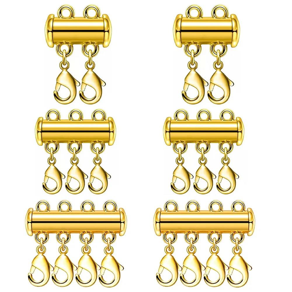 Jewelry Making Name - 2 шт., многожильный ожерелье, многослойная пряжка-лобстер,
