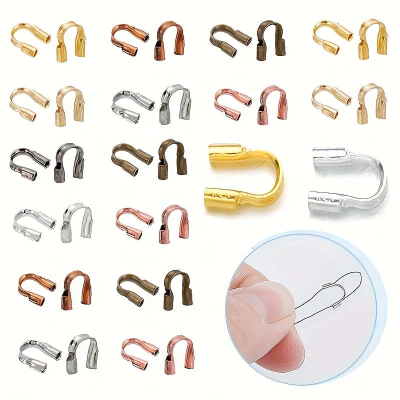 Jewelry Making Loops - 100-300 шт. 3x4 мм Защитные колпачки