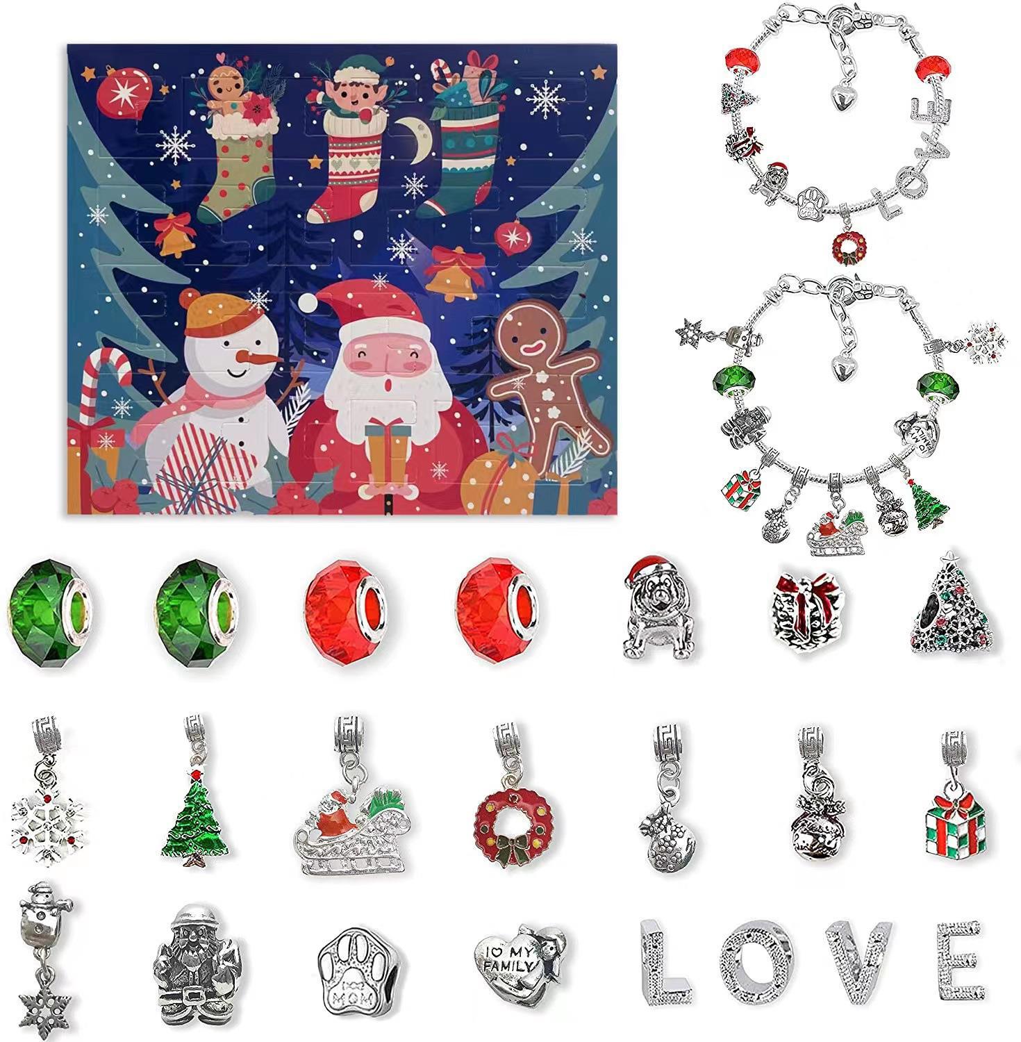 Браслет с календарём и подвеск – обзор и цена Jewelry Making Advent Calendar