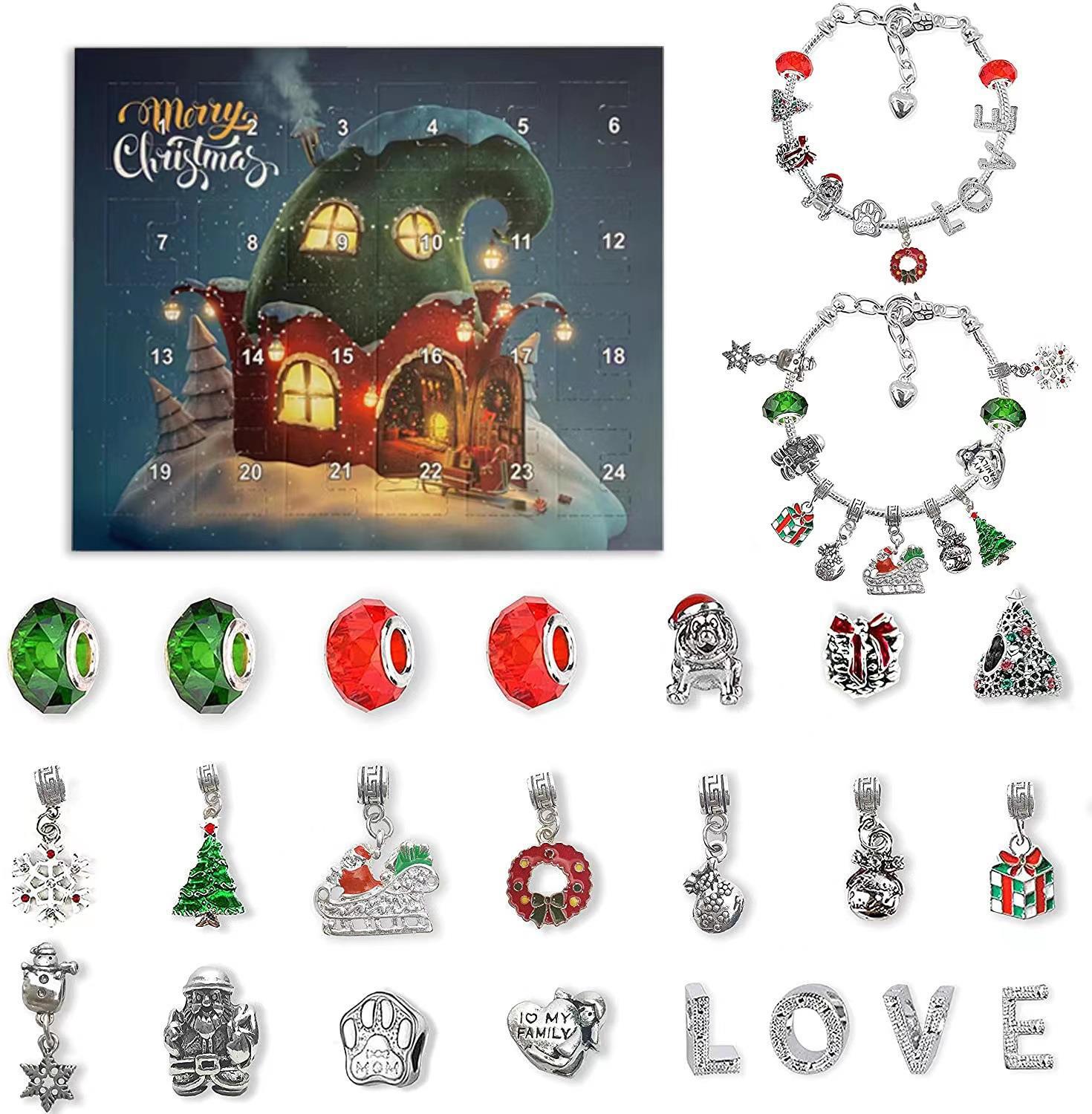Браслет с календарём и подвеск – обзор и цена Jewelry Making Advent Calendar