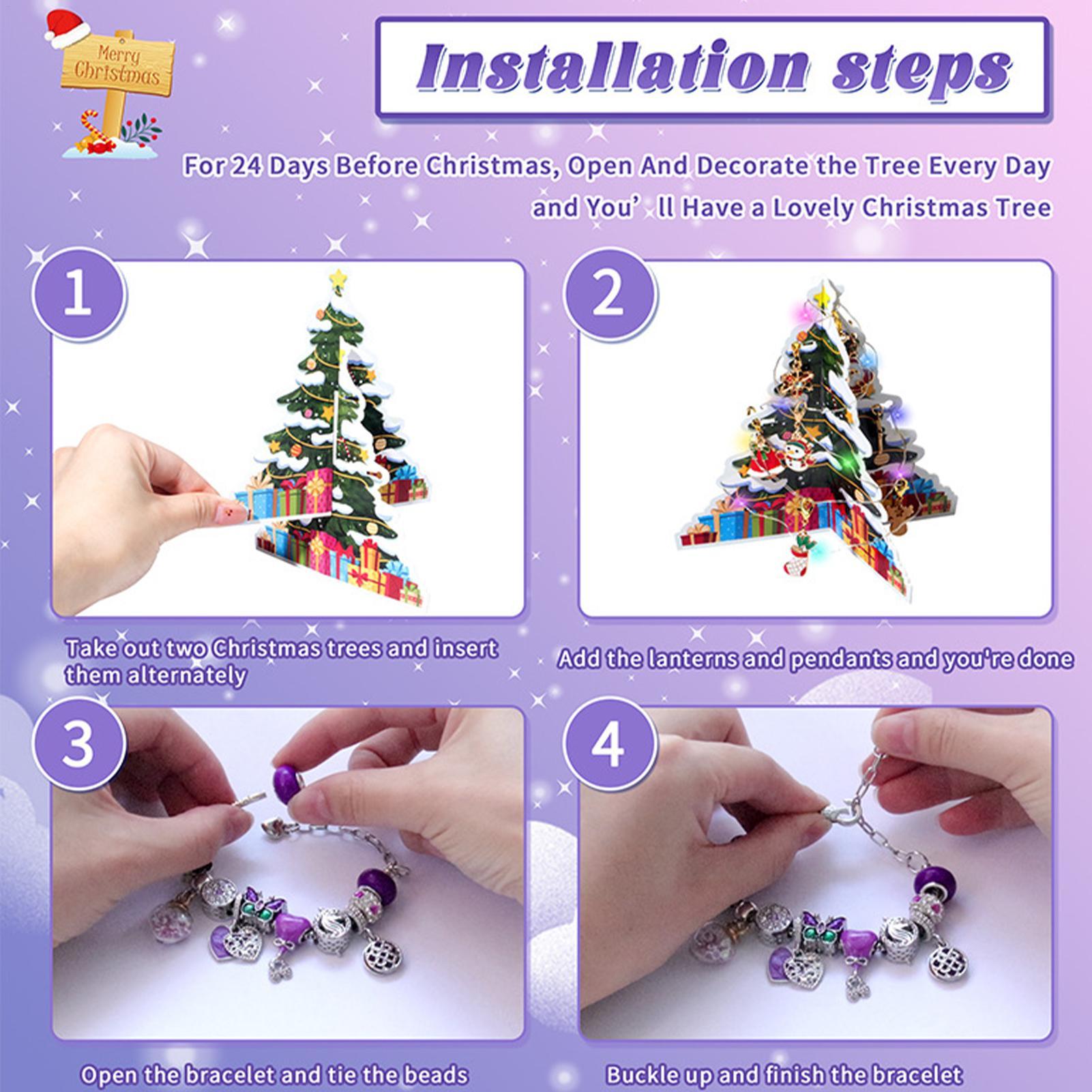 24-дневные рождественские кале – обзор и цена Jewelry Making Advent Calendar