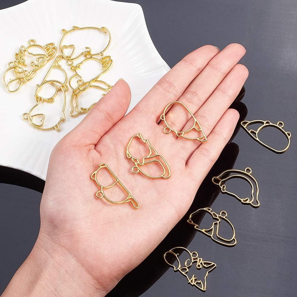 14 шт., подвески в виде открыт – обзор и цена Jewelry Making Loops