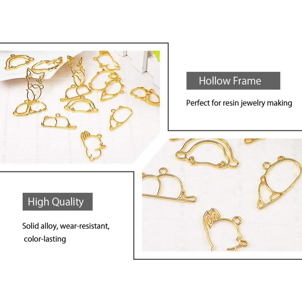 14 шт., подвески в виде открыт – обзор и цена Jewelry Making Loops