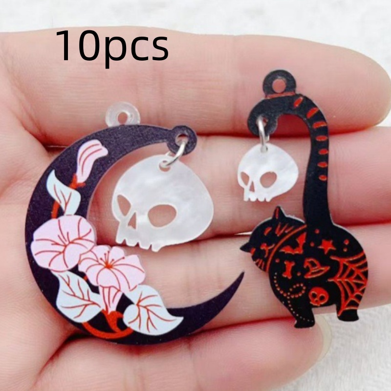 10 шт. акриловых подвесок на Х – обзор и цена Jewelry Making Factory