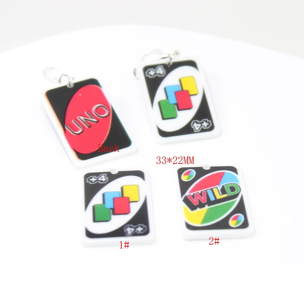 8 шт./лот Peker Game Card Шарм – обзор и цена Jewelry Making Game