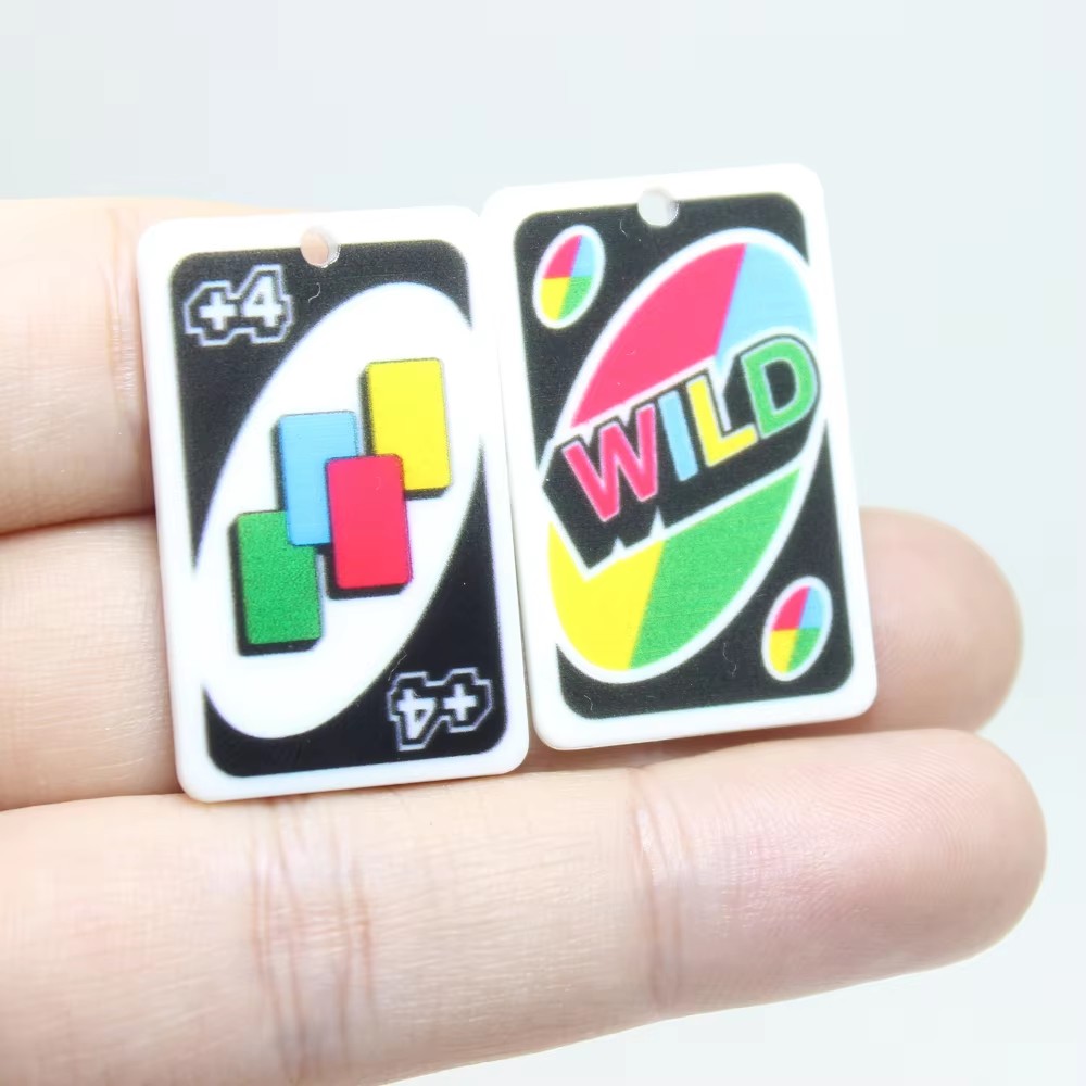 8 шт./лот Peker Game Card Шарм – обзор и цена Jewelry Making Game