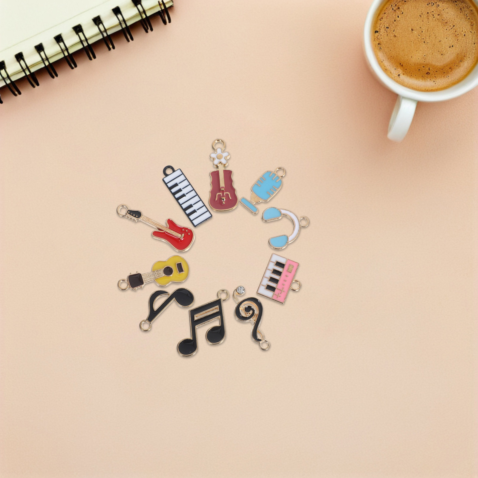 20 шт. подвесок в виде музыкал – обзор и цена Jewelry Making Notes