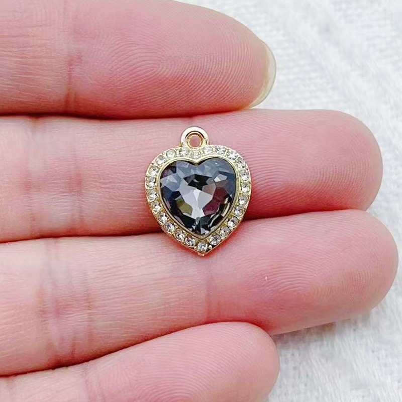 10 шт. подвесок в форме сердца – обзор и цена Jewelry Making Factory