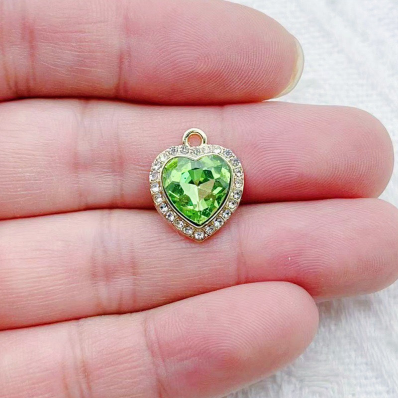 10 шт. подвесок в форме сердца – обзор и цена Jewelry Making Factory