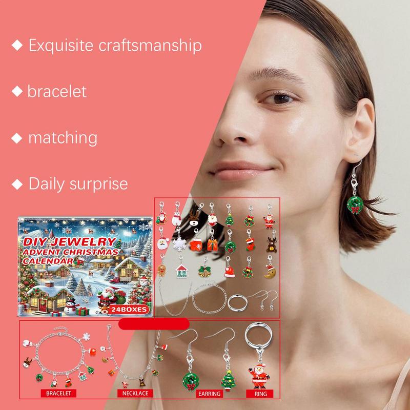 Рождественские украшения Адвен – обзор и цена Jewelry Making Advent Calendar