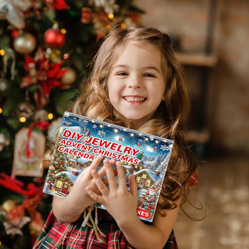 Рождественские украшения Адвен – обзор и цена Jewelry Making Advent Calendar