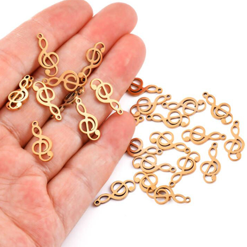10 шт., подвески с музыкальной – обзор и цена Jewelry Making Notes