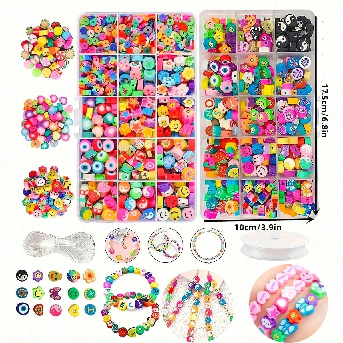 Набор из 1450/1200/250 бусин и – обзор и цена Jewelry Making Organizer Box