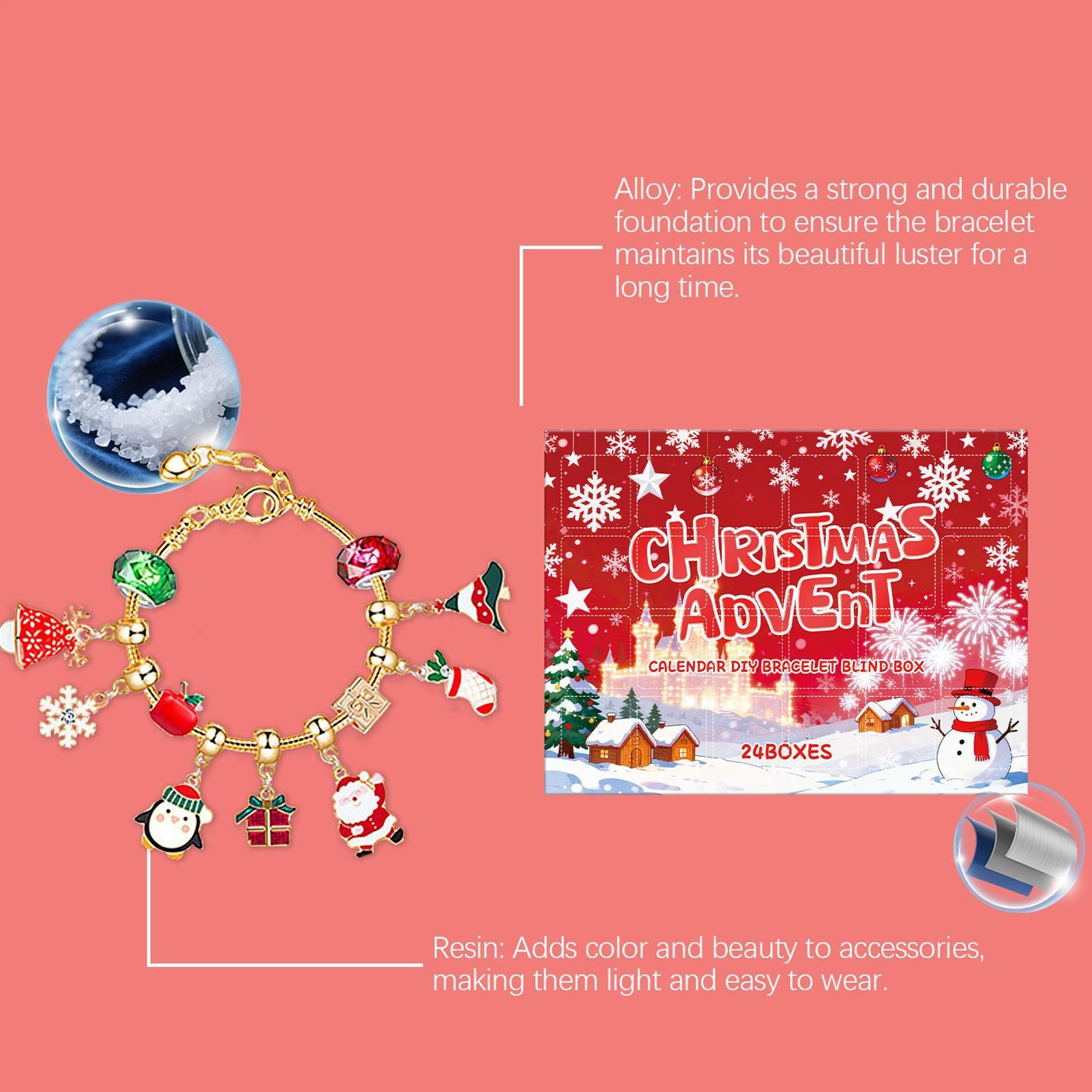 Ювелирный календарь Адвент 24- – обзор и цена Jewelry Making Advent Calendar