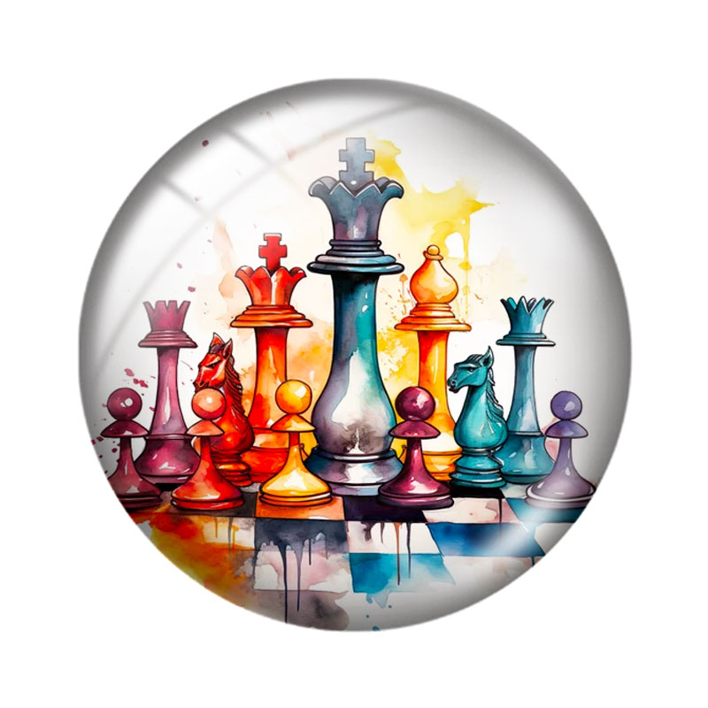 Акварельные шахматные фигуры,  – обзор и цена Jewelry Making Game