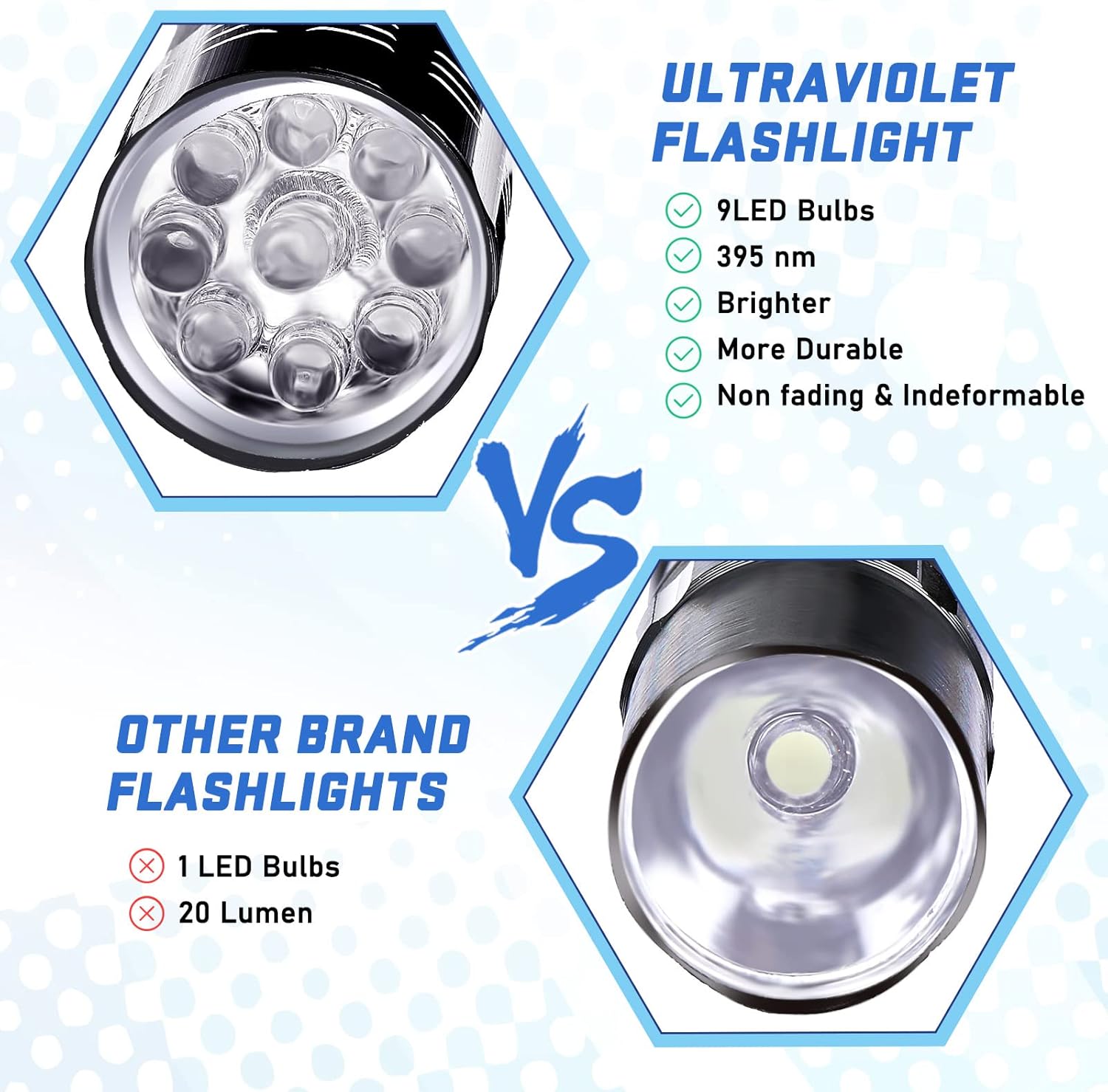 9LED фонарик УФ-лампа для отве – обзор и цена Jewelry Making Equipment