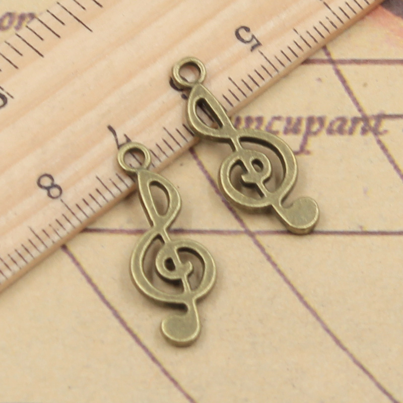 40 шт. Подвески музыкальная но – обзор и цена Jewelry Making Notes