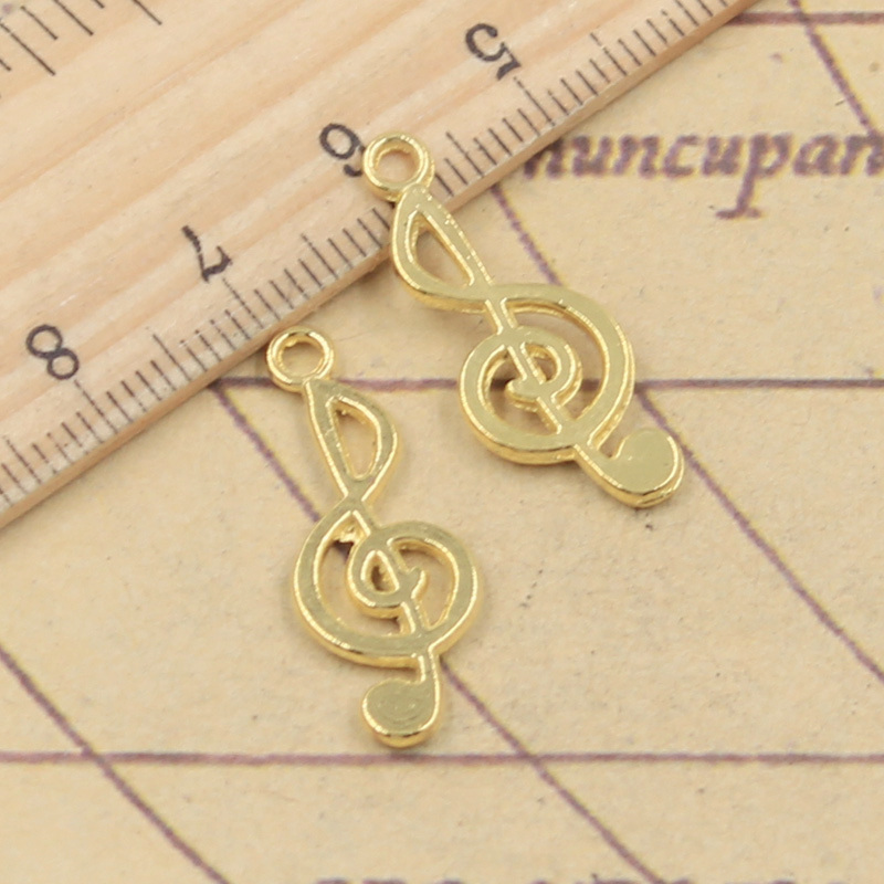 40 шт. Подвески музыкальная но – обзор и цена Jewelry Making Notes