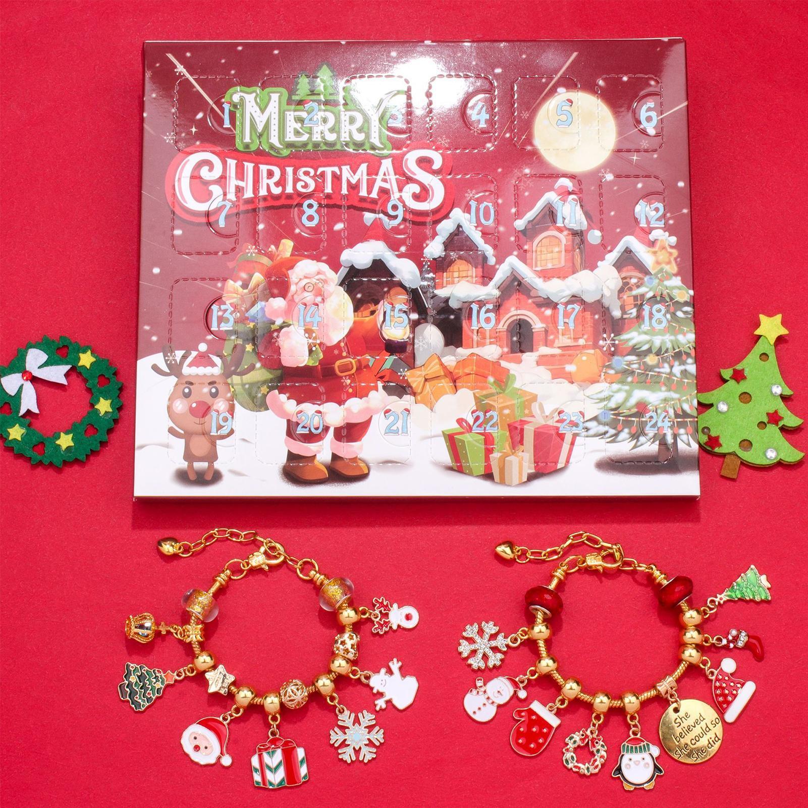 Рождественский браслет Адвент  – обзор и цена Jewelry Making Advent Calendar