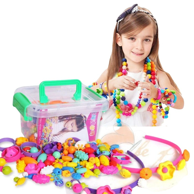 DIY Pop Beads Игрушка для дево – обзор и цена Jewelry Making For Kids