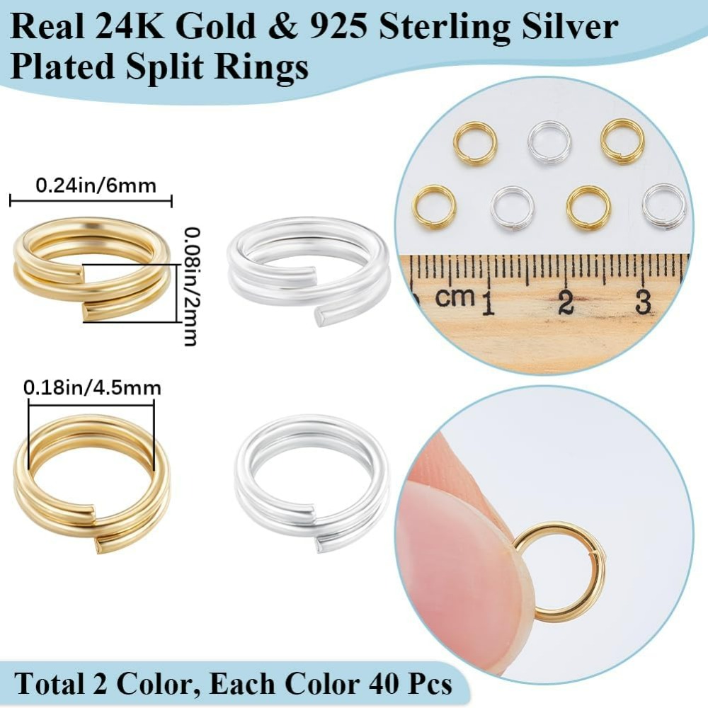 1 коробка, 80 шт., разделенное – обзор и цена Jewelry Making Loops