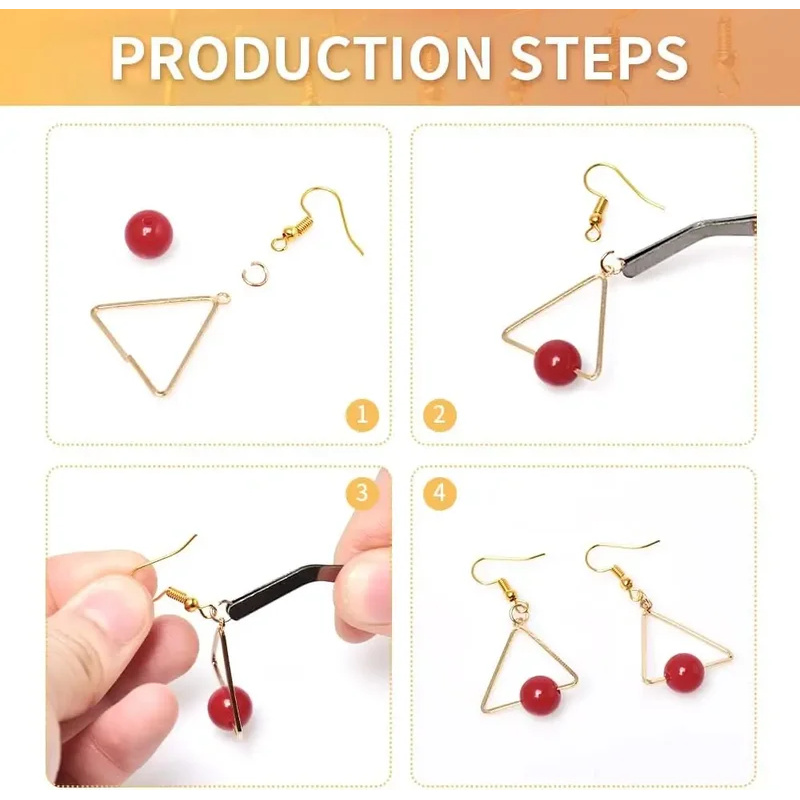 100/500 шт., фурнитура для сер – обзор и цена Jewelry Making Factory