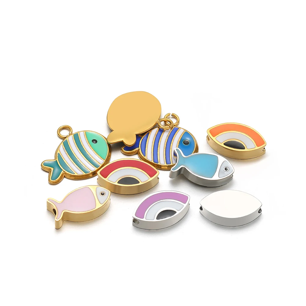 5 шт., разноцветные эмалирован – обзор и цена Jewelry Making For Kids